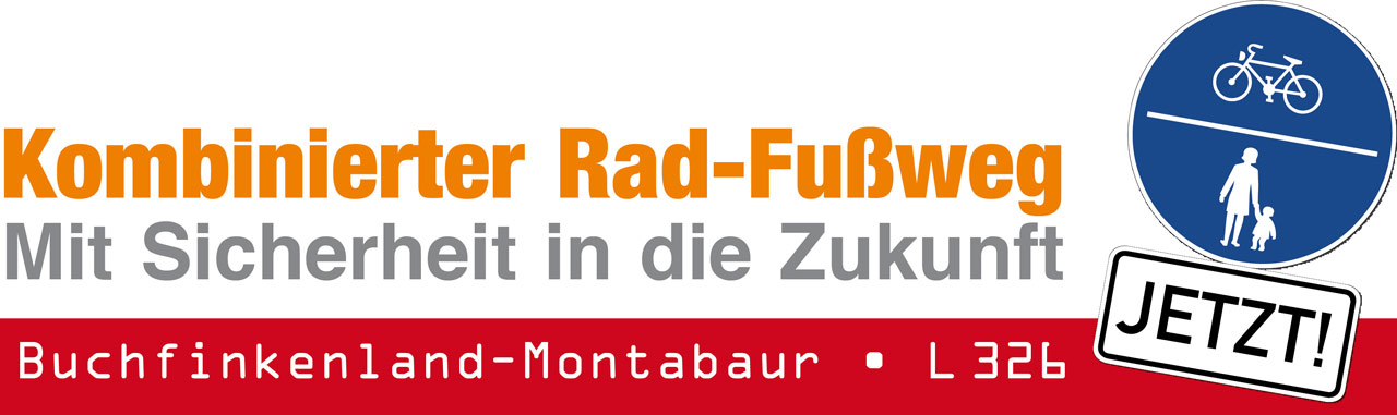Logo Radweg Buchfinkenland - Montabaur - groß