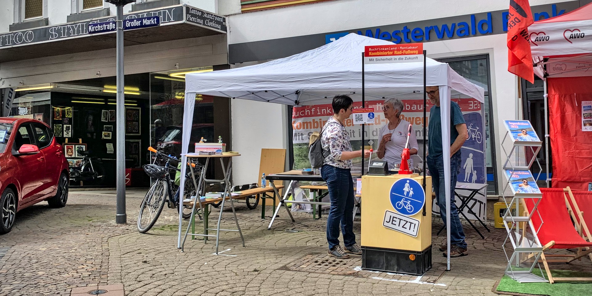 Radweg jetzt! bei Montabauer aktiv- 6.5.23 