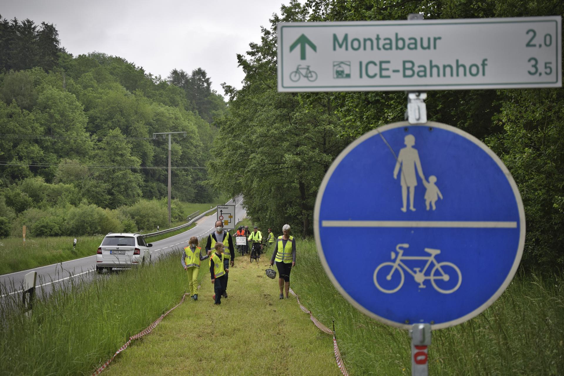 Pop-Up-Radweg - so schön könnte es sein. Foto: Willie Beckmann Pop-Up-Radweg - so schön könnte es sein. Foto: Willie Beckmann