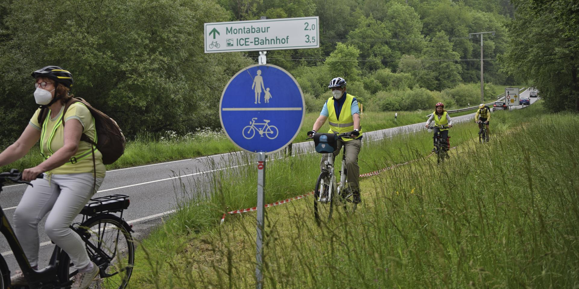 Pop-Up-Radweg - so könnte es sein! Foto: Willie Beckmann