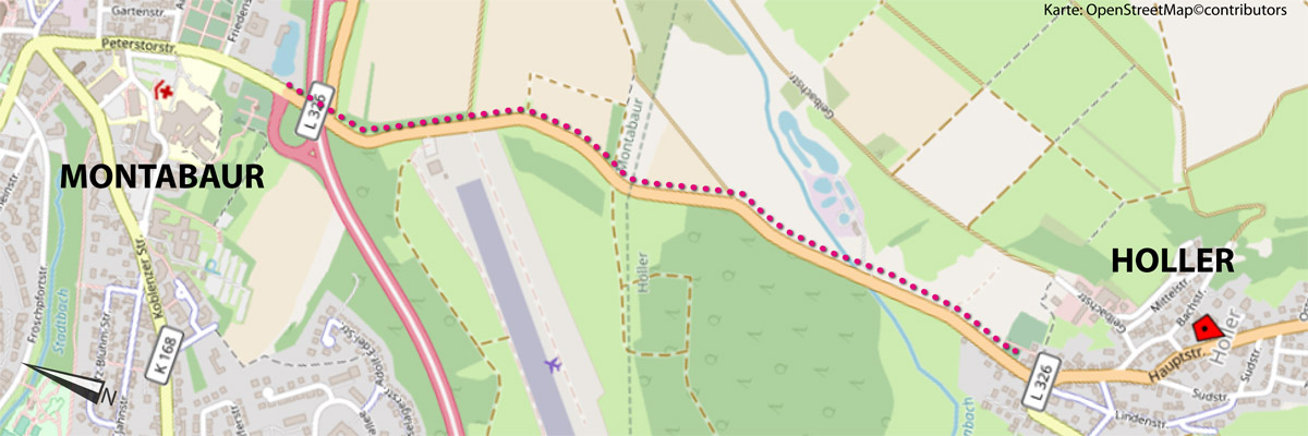 Karte Holler-Montabaur - OpenStreetMap