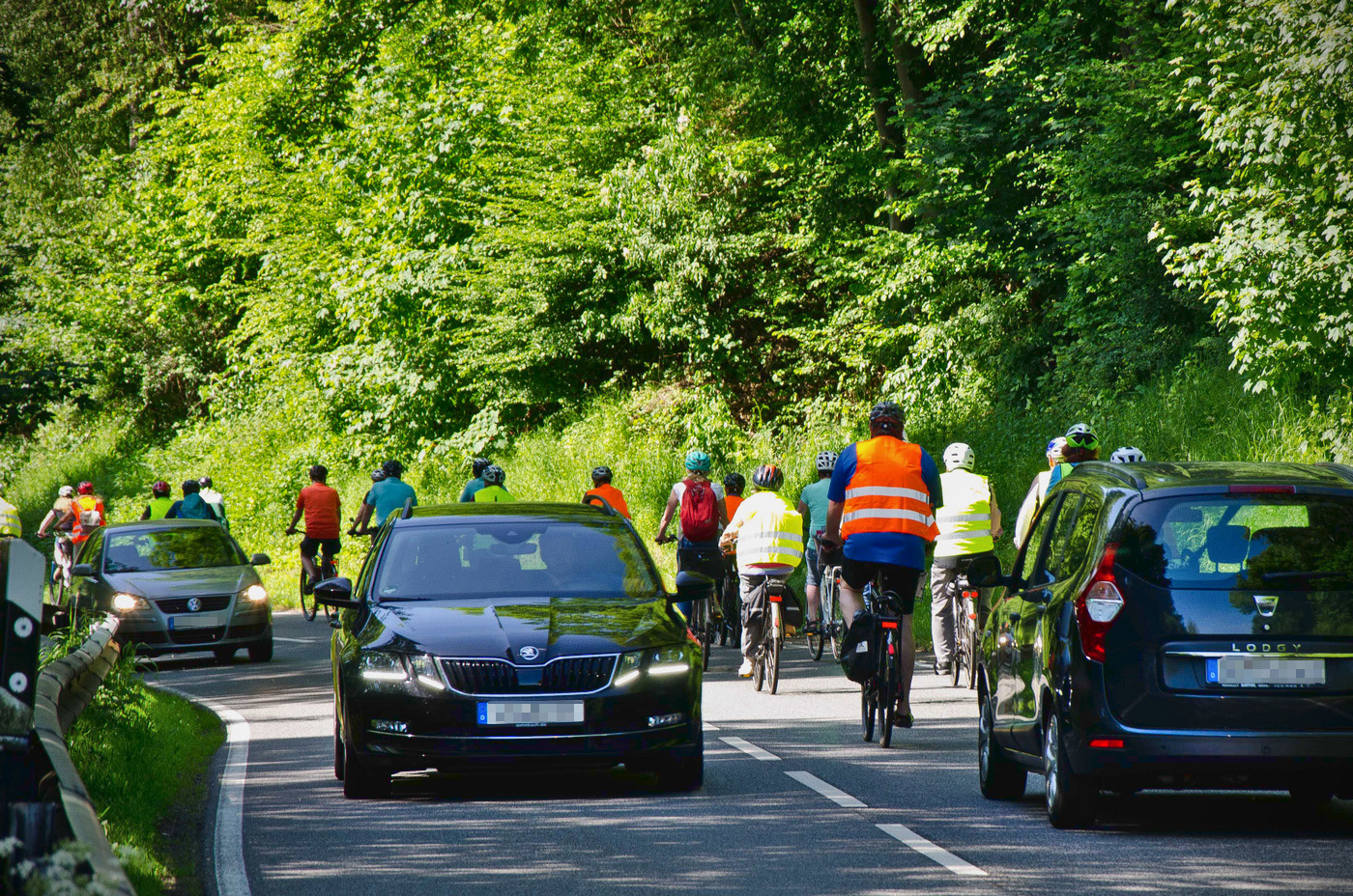 Radweg jetzt - unterwegs auf der gefährlichen Strecke